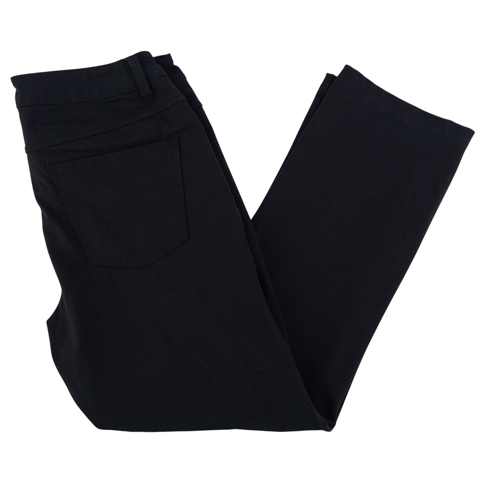 BYLT Mens 33x28 Everyday Pant‎ 2.0 Straight Fit Chino Black Stretch Trousers